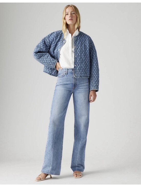 Levi's Denim - Levi's Light Blue Flared High-Rise Jeans - Women's
